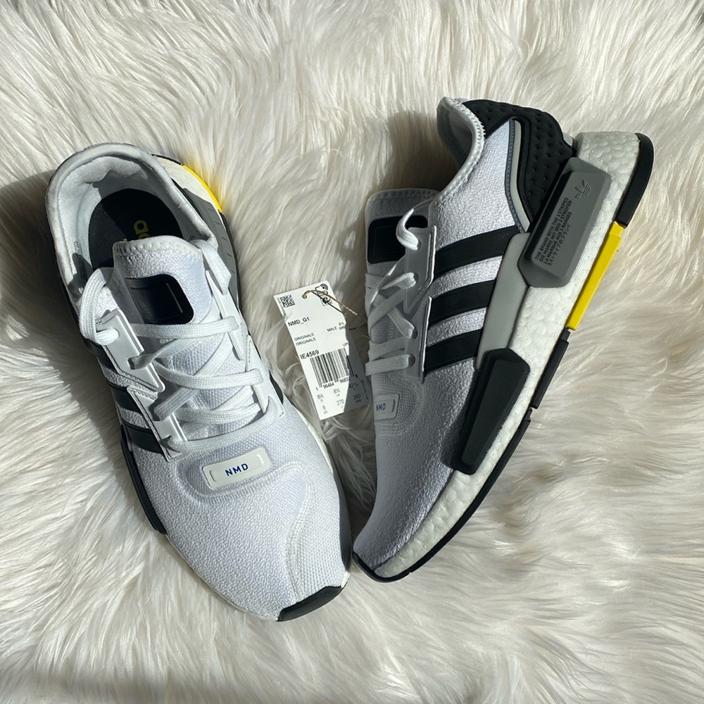☀️ADIDAS NMD_G1 Men’s 9 white black
